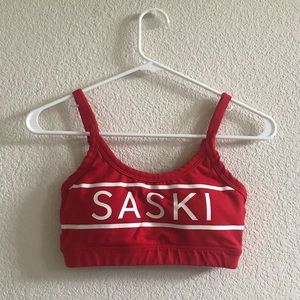 Saski Collection Red Stripe Bra